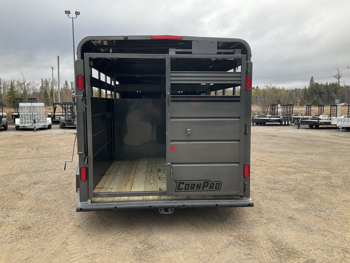 2026 Corn Pro 6'8x16' Bumper Pull Livestock Trailer
