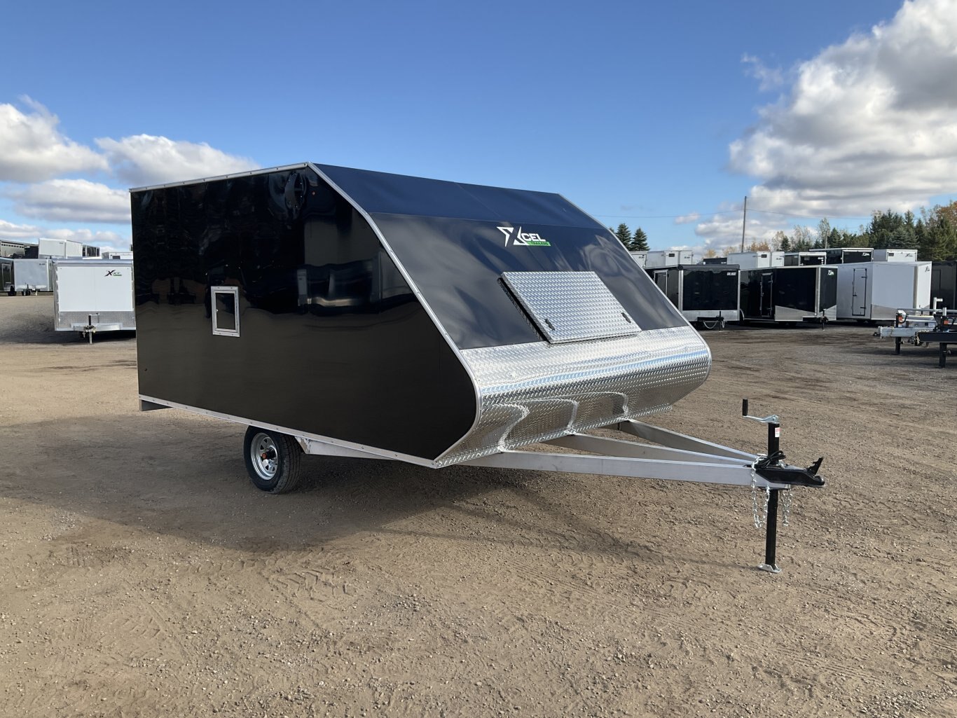 2026 XCel Trailers 12x101 Aluminum Deckover Enclosed Snowmobile Trailer
