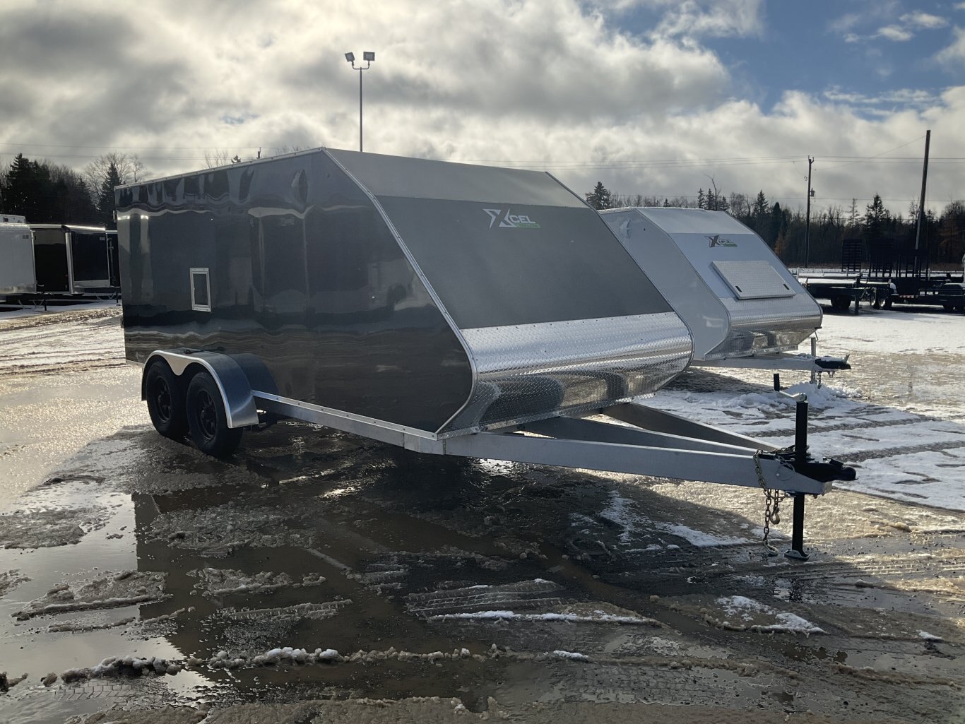 2026 XCel Trailers 7x16 HD Aluminum Enclosed Snowmobile Trailer