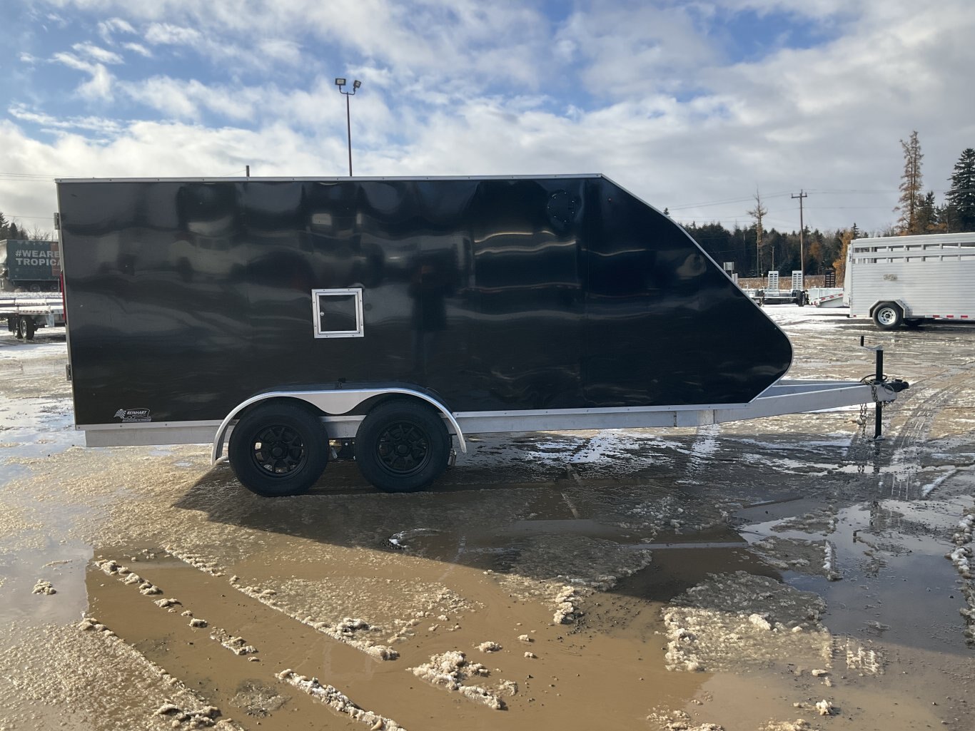 2026 XCel Trailers 7x16 HD Aluminum Enclosed Snowmobile Trailer