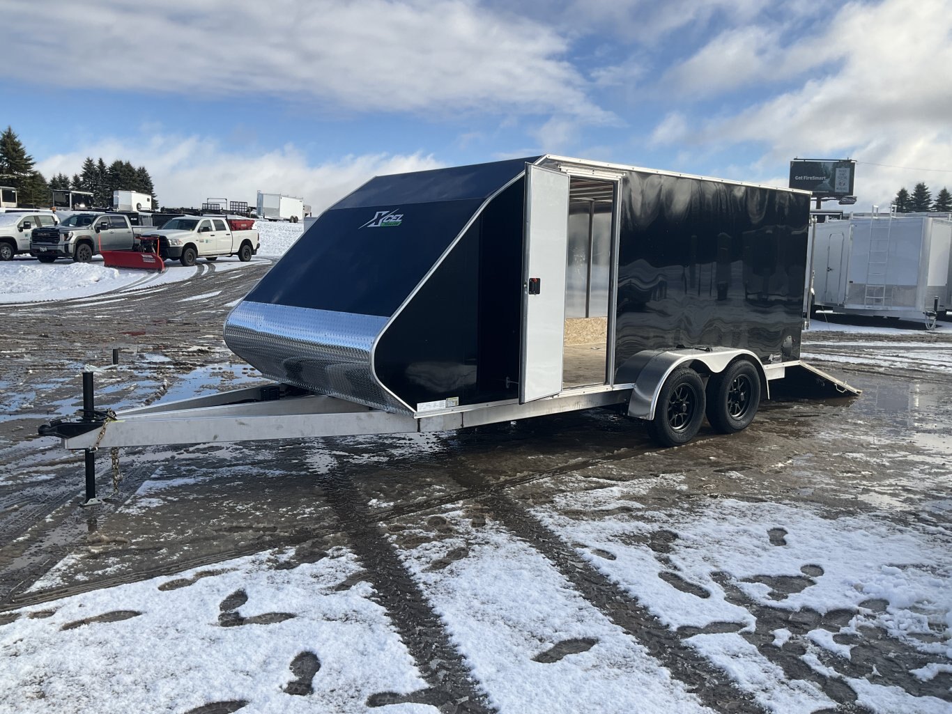 2026 XCel Trailers 7x16 HD Aluminum Enclosed Snowmobile Trailer