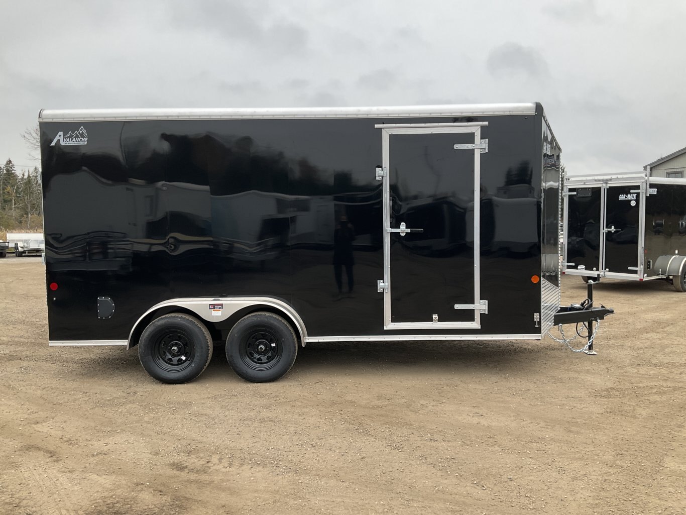 2026 Car Mate Trailers 7x16 Plus V Nose HD Avalanche Cargo Trailer