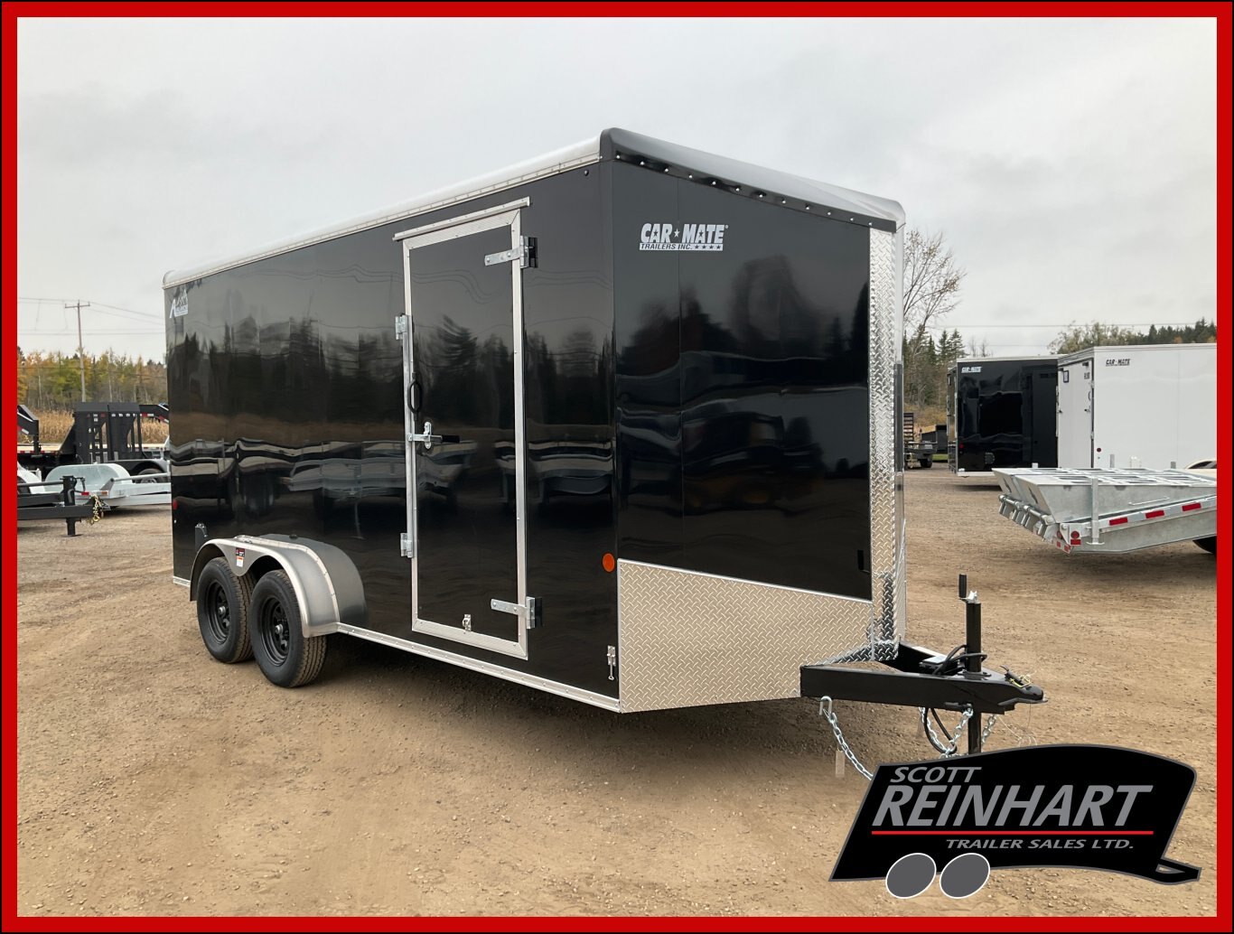 2026 Car Mate Trailers 7x16 Plus V Nose HD Avalanche Cargo Trailer