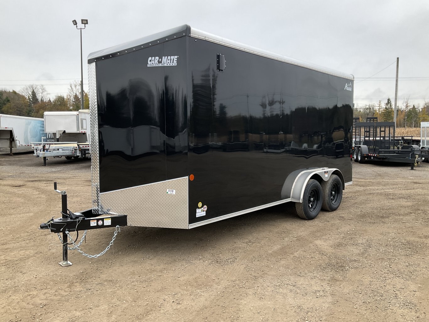 2026 Car Mate Trailers 7x16 Plus V Nose HD Avalanche Cargo Trailer