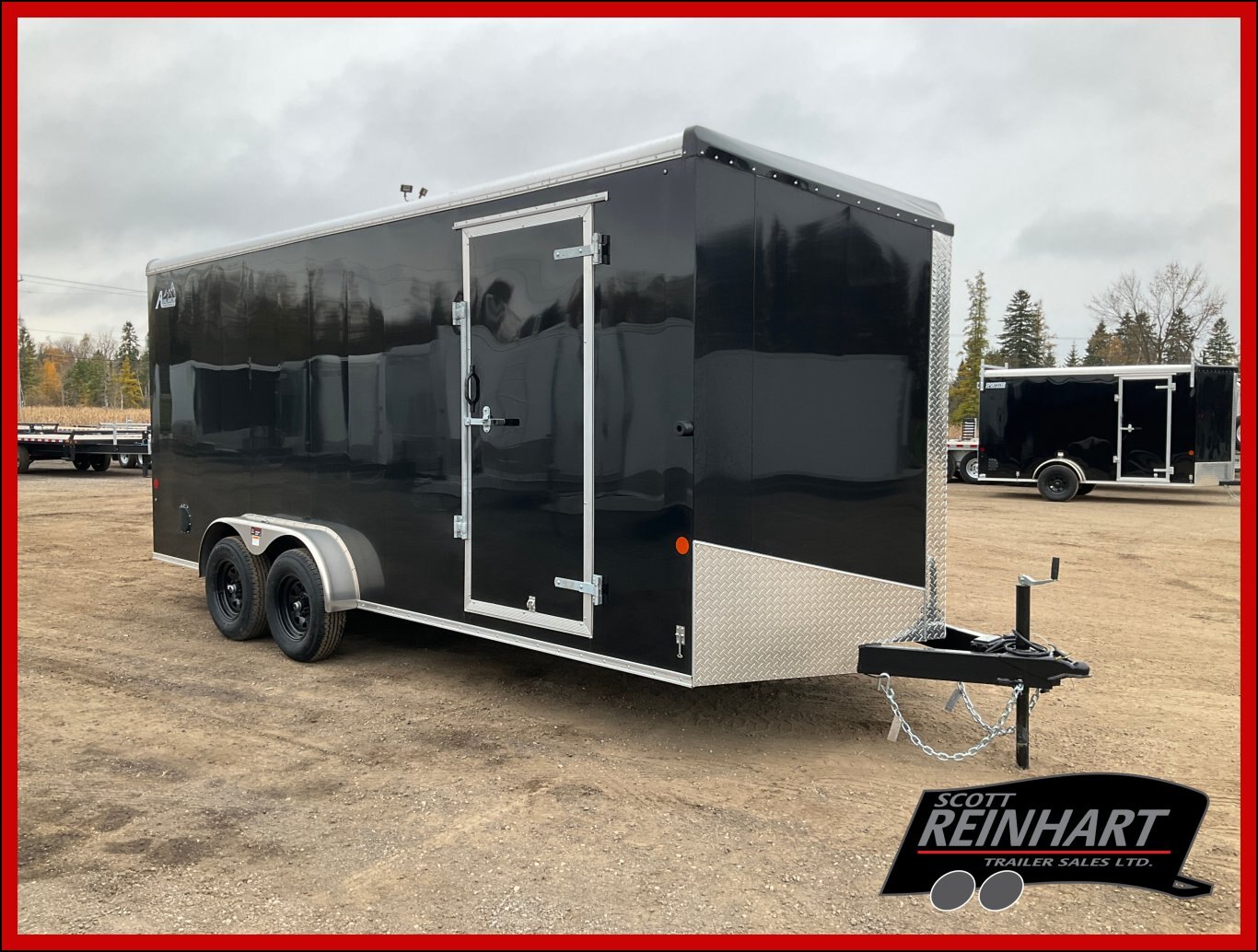 2026 Car Mate Trailers 7x18 Plus V Nose Avalanche HD Cargo Trailer