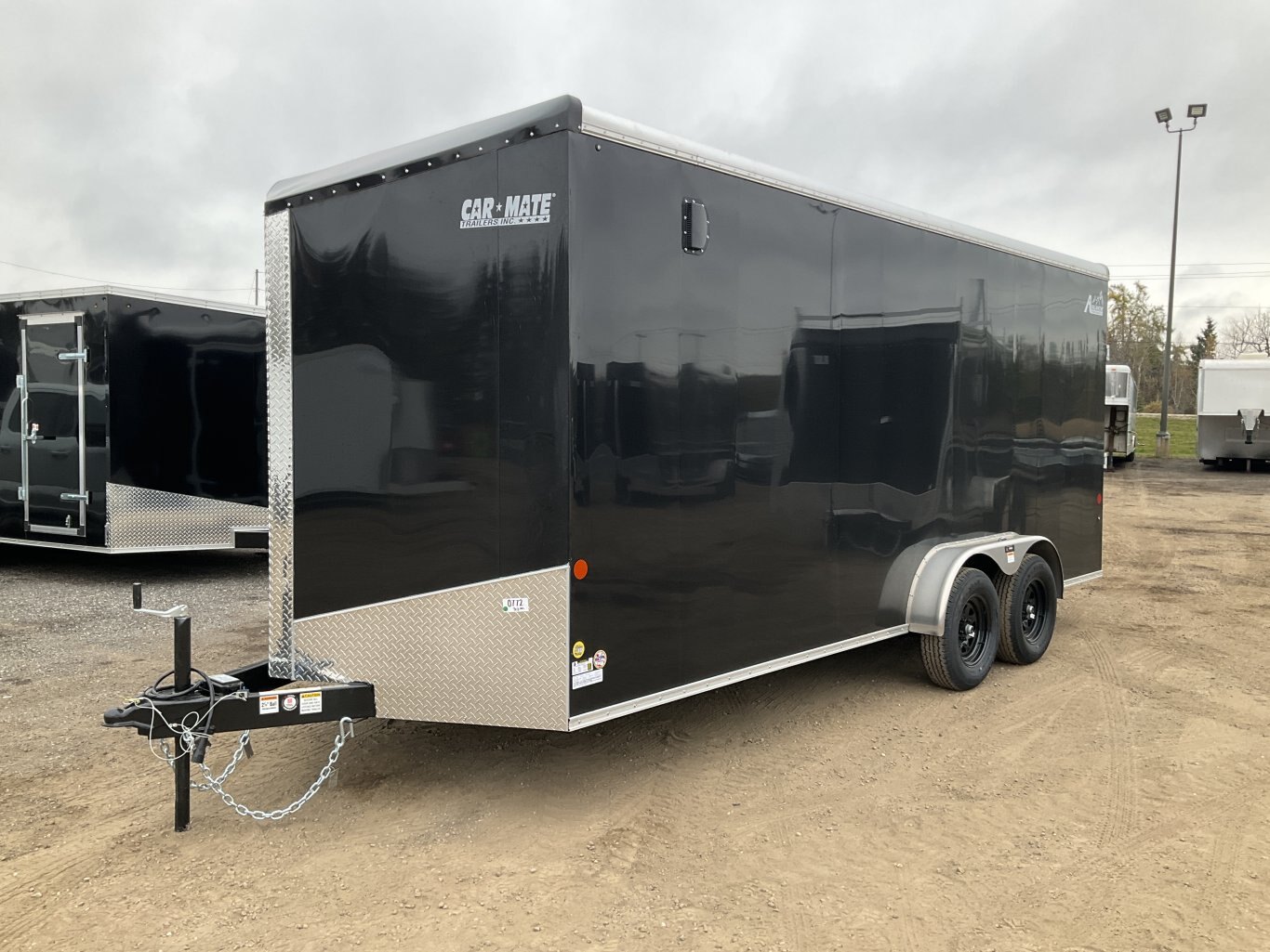 2026 Car Mate Trailers 7x18 Plus V Nose Avalanche HD Cargo Trailer