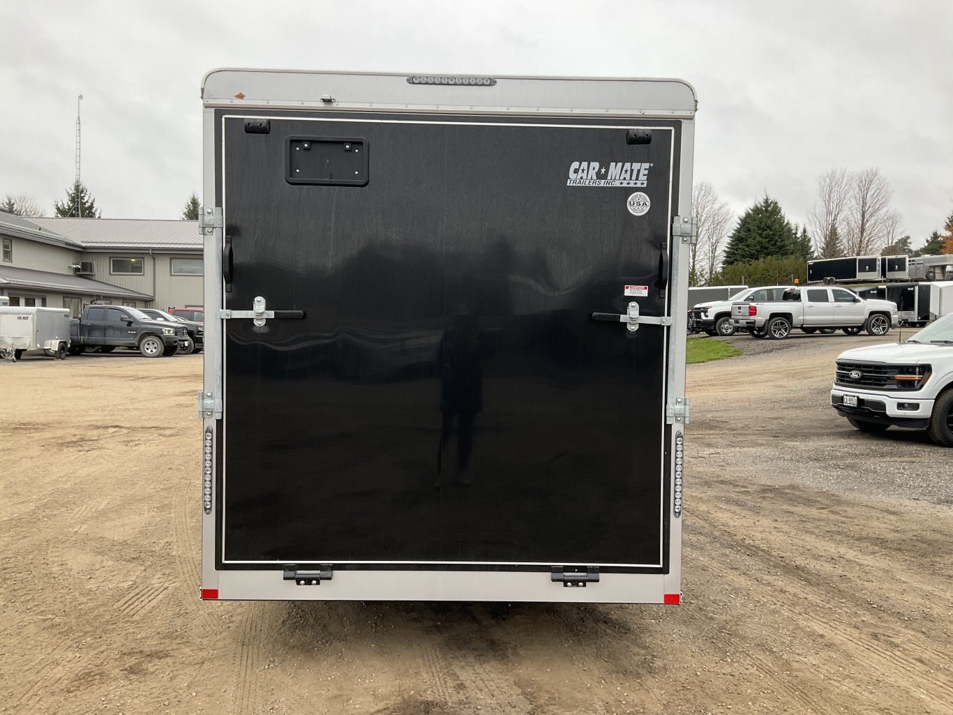 2026 Car Mate Trailers 7x18 Plus V Nose Avalanche HD Cargo Trailer