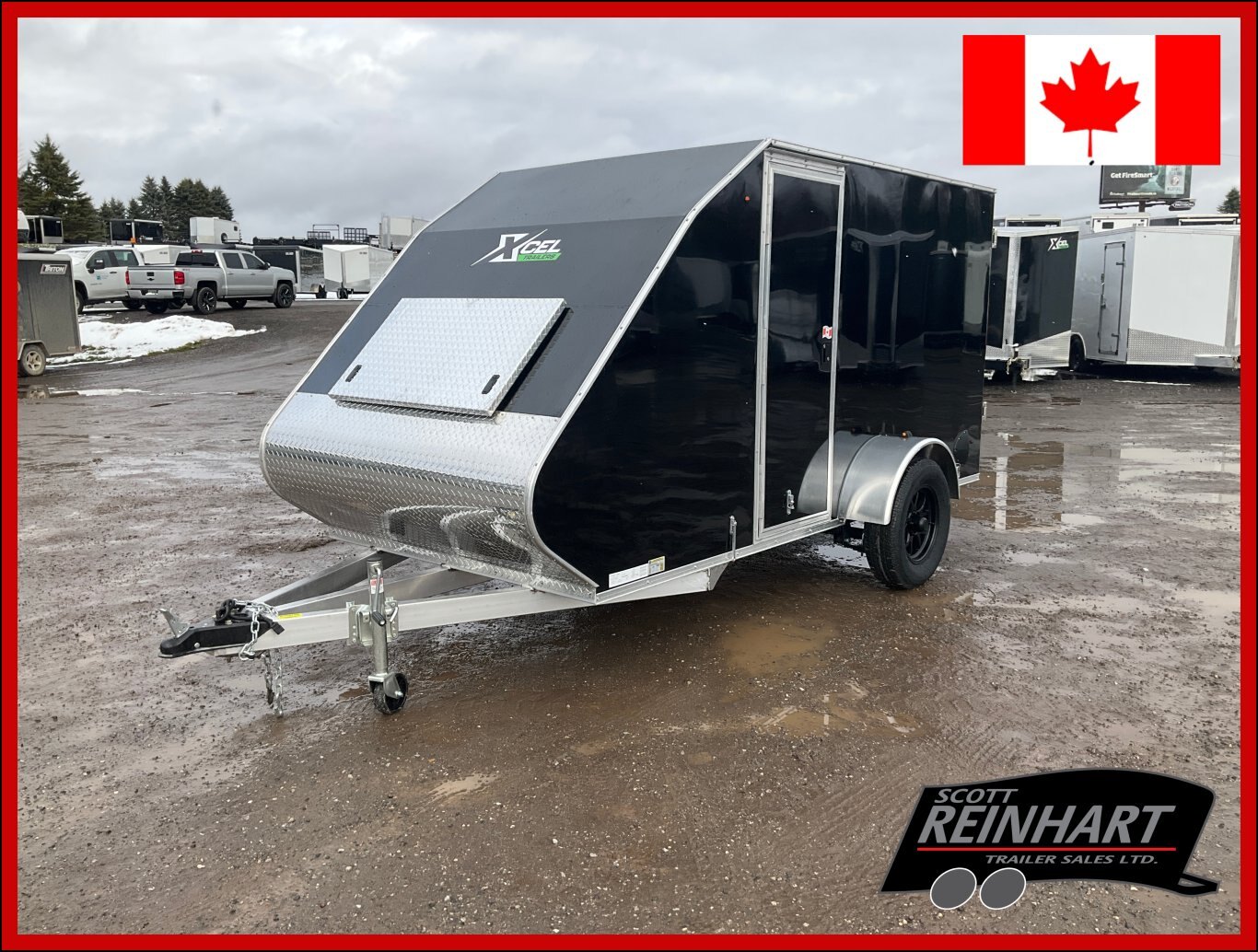 2026 XCel Trailers 5x12 Hybrid Aluminum Enclosed Snowmobile Trailer