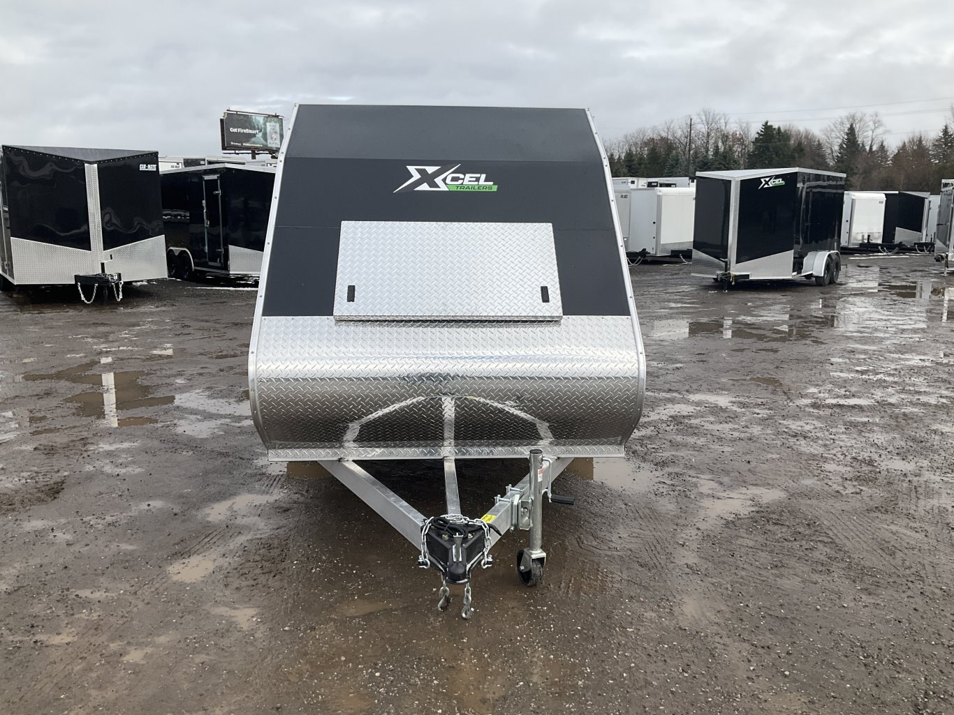 2026 XCel Trailers 5x12 Hybrid Aluminum Enclosed Snowmobile Trailer