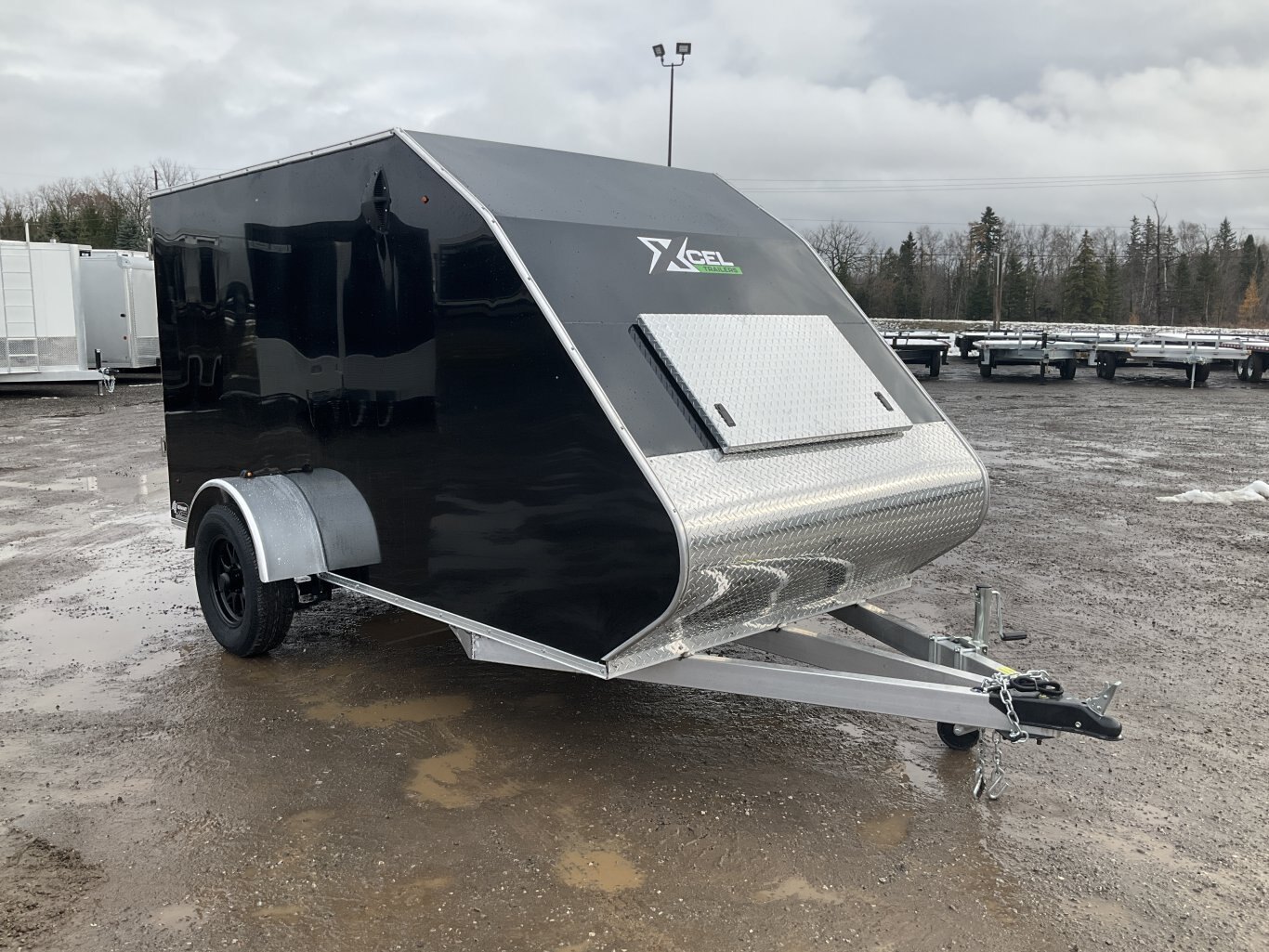 2026 XCel Trailers 5x12 Hybrid Aluminum Enclosed Snowmobile Trailer