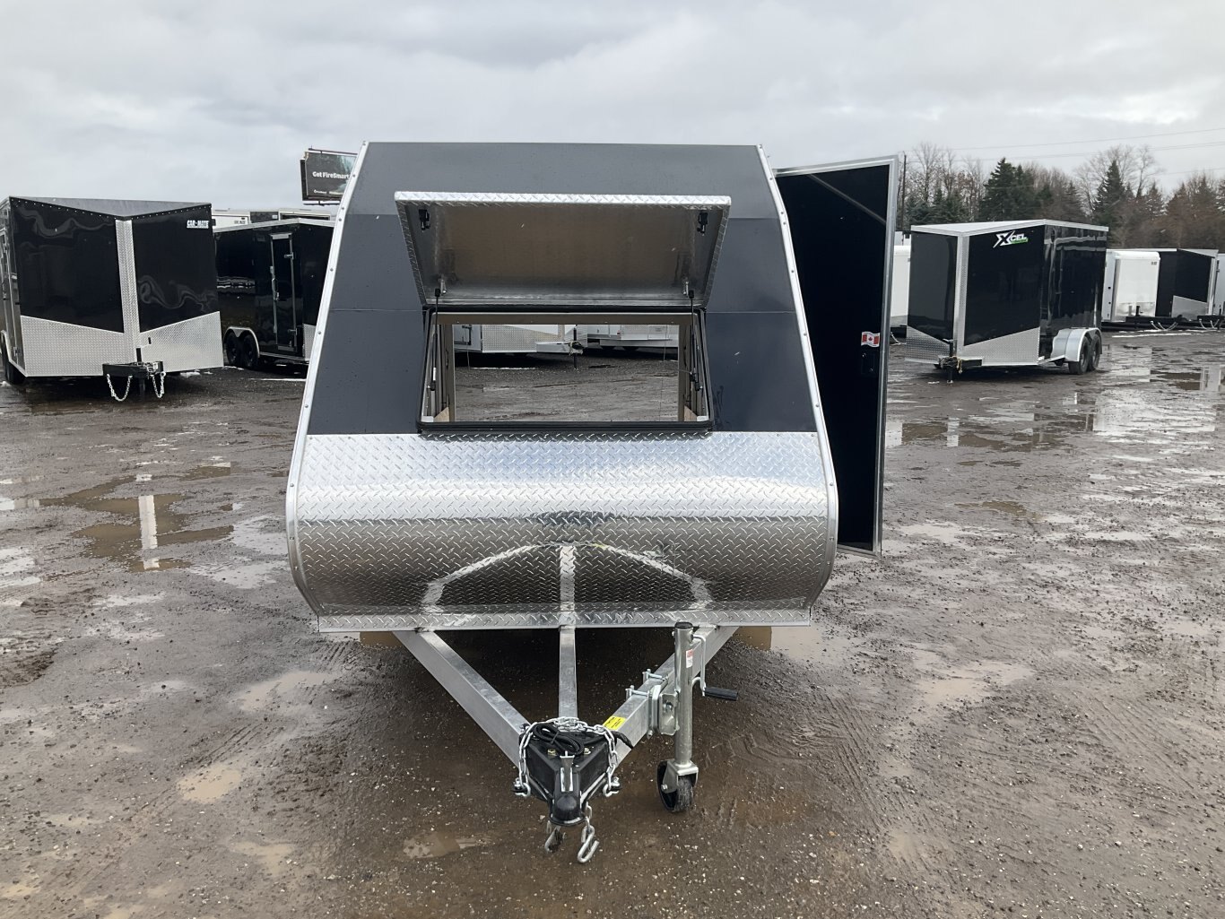 2026 XCel Trailers 5x12 Hybrid Aluminum Enclosed Snowmobile Trailer