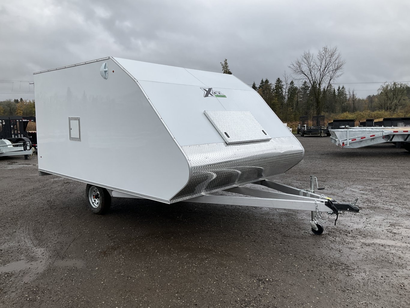 2026 XCel Trailers 12x101 Aluminum Deckover Enclosed Snowmobile Trailer