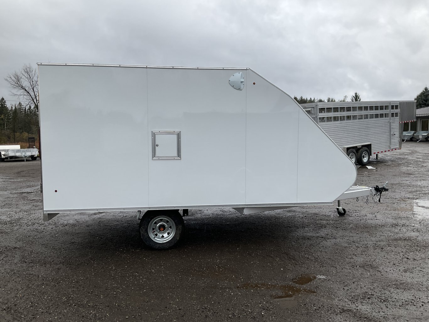2026 XCel Trailers 12x101 Aluminum Deckover Enclosed Snowmobile Trailer