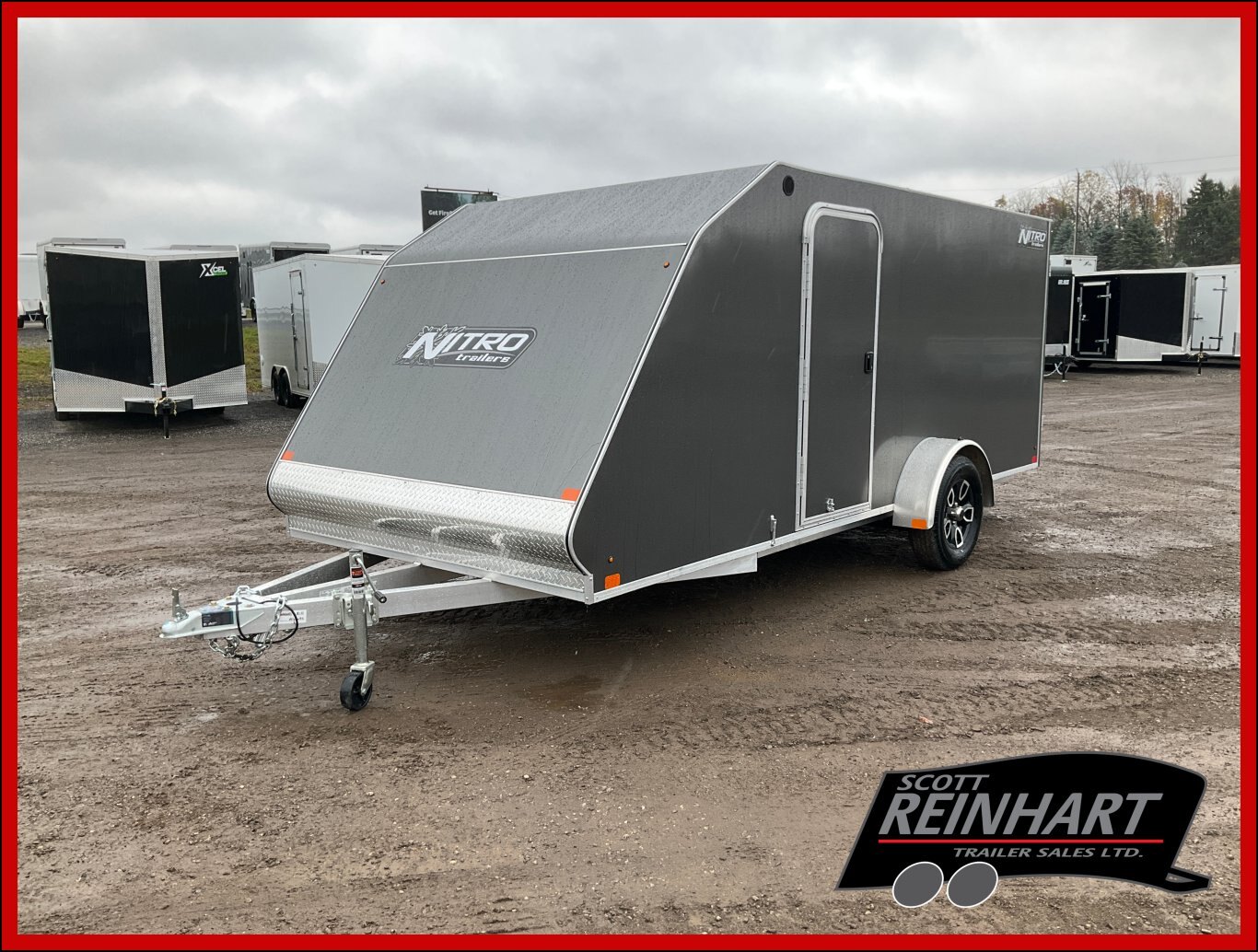2026 Nitro 7x16 Aluminum Snowmobile Trailer