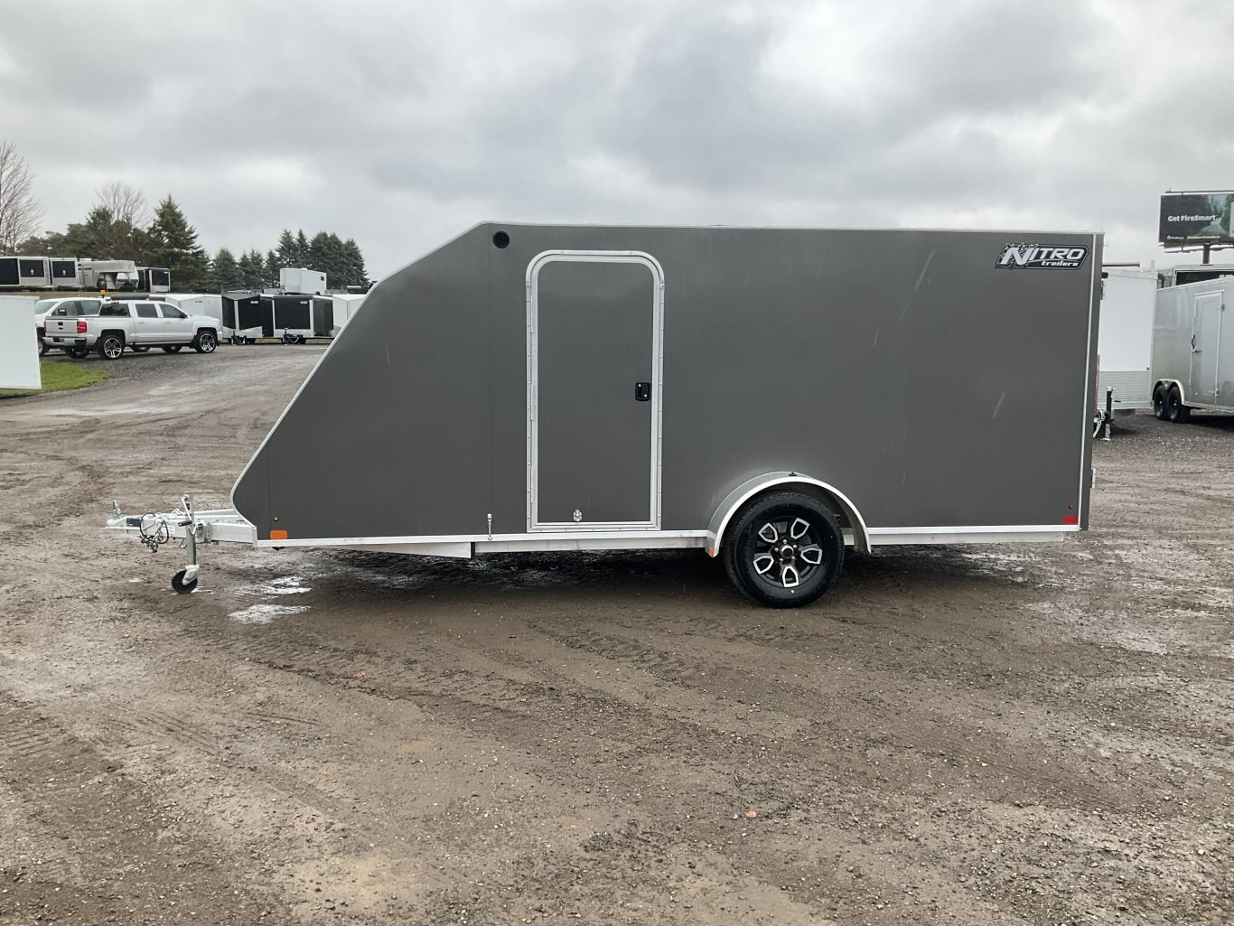 2026 Nitro 7x16 Aluminum Snowmobile Trailer