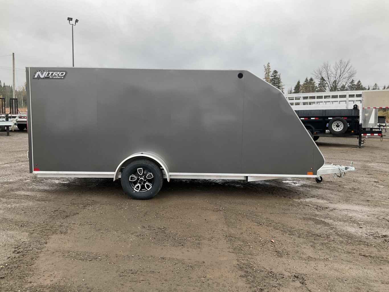 2026 Nitro 7x16 Aluminum Snowmobile Trailer