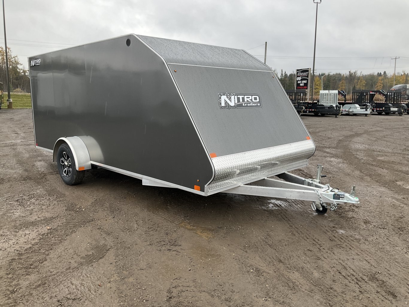 2026 Nitro 7x16 Aluminum Snowmobile Trailer