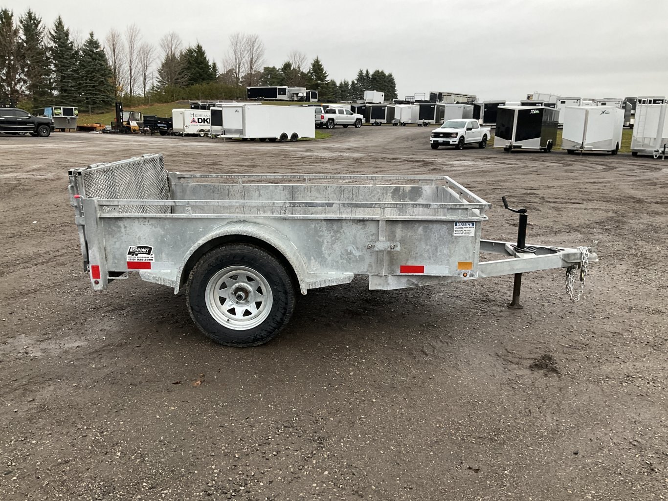 2025 Canada Trailers 5x8 Galvanized Utility Trailer