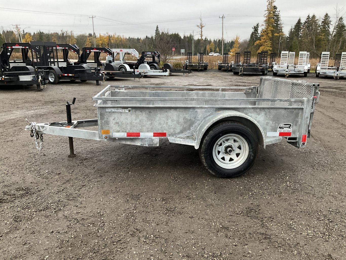 2025 Canada Trailers 5x8 Galvanized Utility Trailer