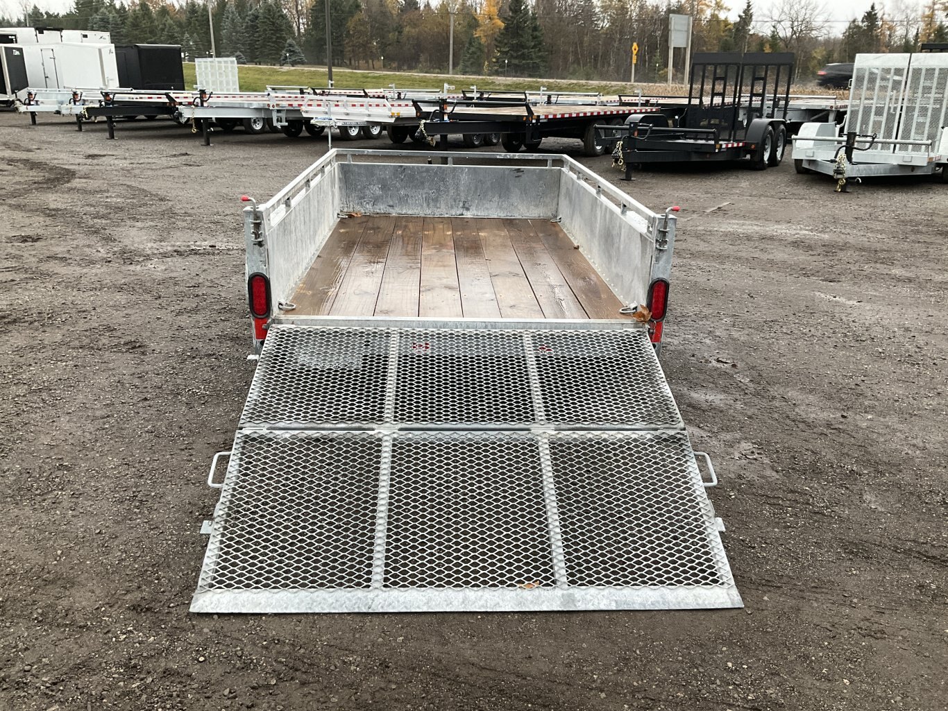 2025 Canada Trailers 5x8 Galvanized Utility Trailer