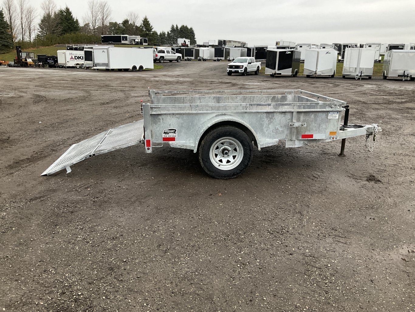 2025 Canada Trailers 5x8 Galvanized Utility Trailer