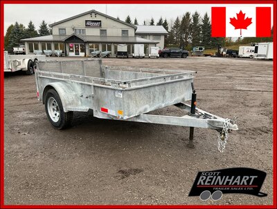 2025 Canada Trailers 5x8 Galvanized Utility Trailer