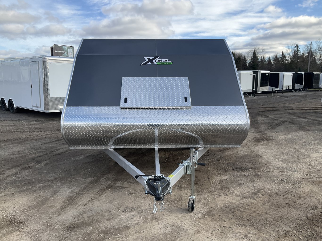 2026 XCel Trailers 12x101 Aluminum Deckover Enclosed Snowmobile Trailer