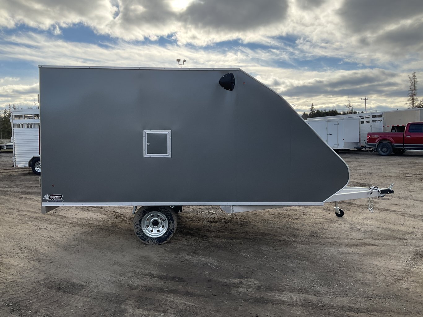 2026 XCel Trailers 12x101 Aluminum Deckover Enclosed Snowmobile Trailer