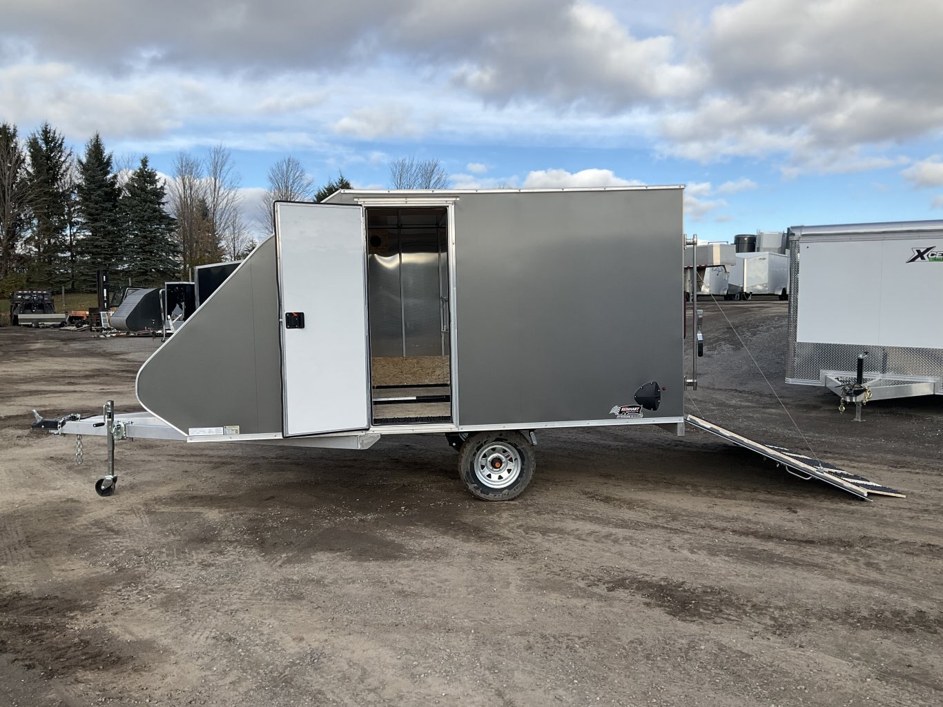 2026 XCel Trailers 12x101 Aluminum Deckover Enclosed Snowmobile Trailer
