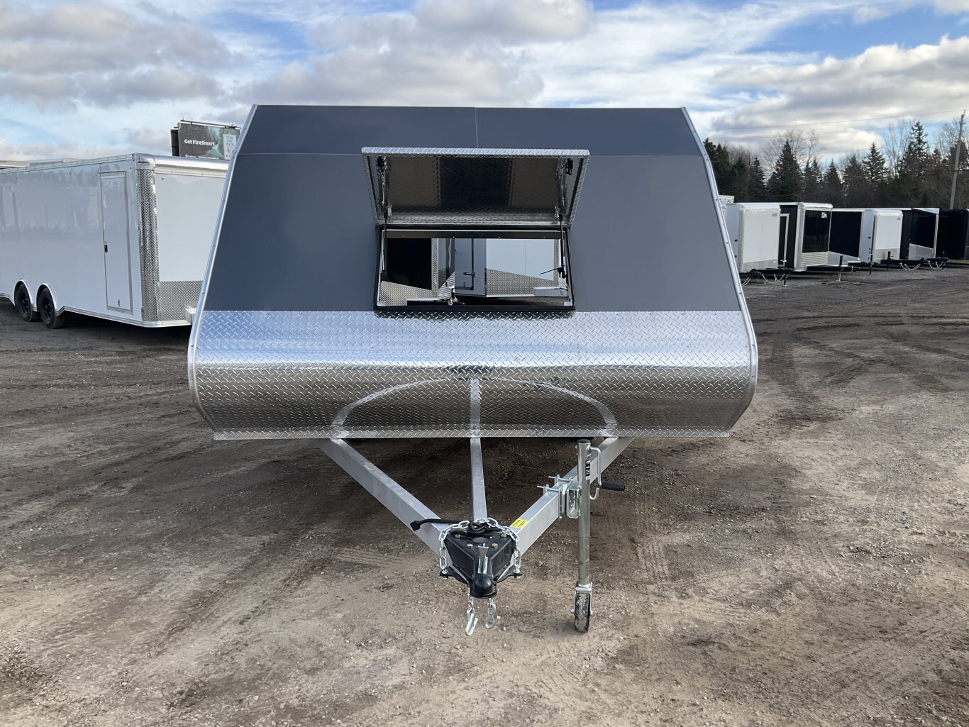 2026 XCel Trailers 12x101 Aluminum Deckover Enclosed Snowmobile Trailer