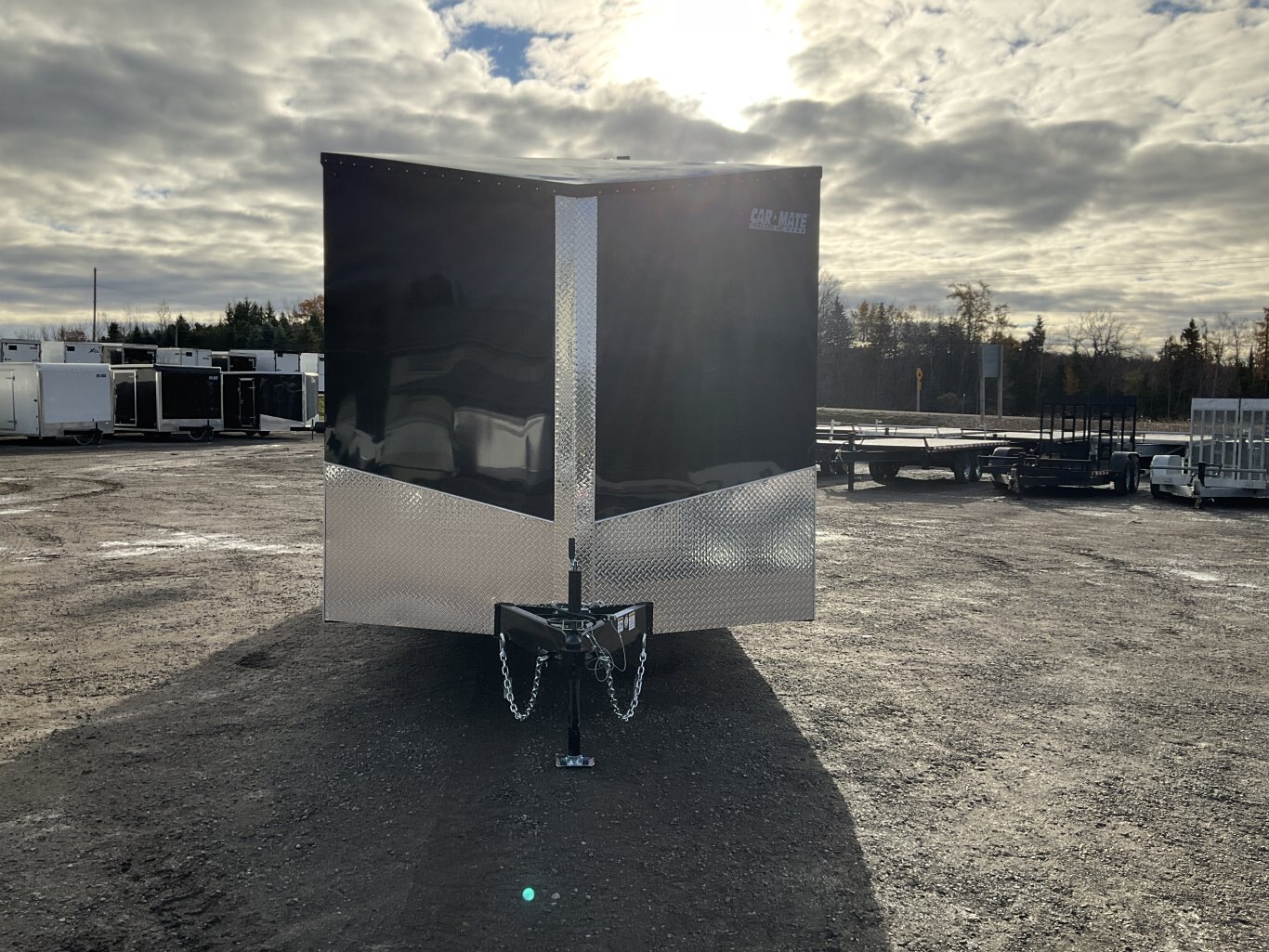 2026 Car Mate Trailers 8.5x24 Plus V Nose Avalanche Enclosed Car Hauler