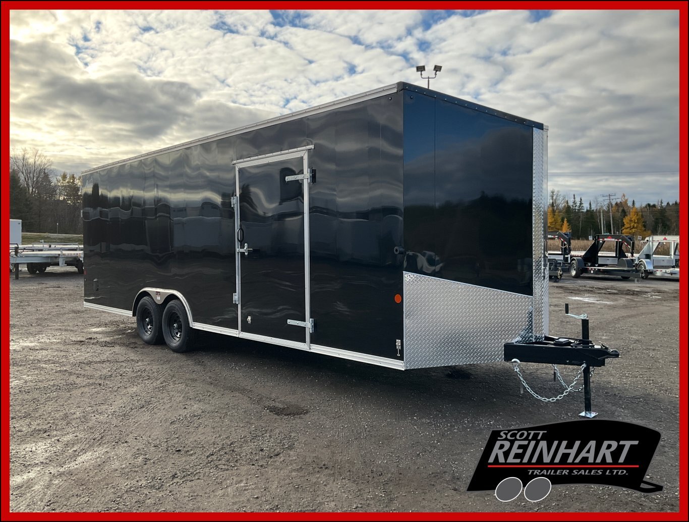 2026 Car Mate Trailers 8.5x24 Plus V Nose Avalanche Enclosed Car Hauler