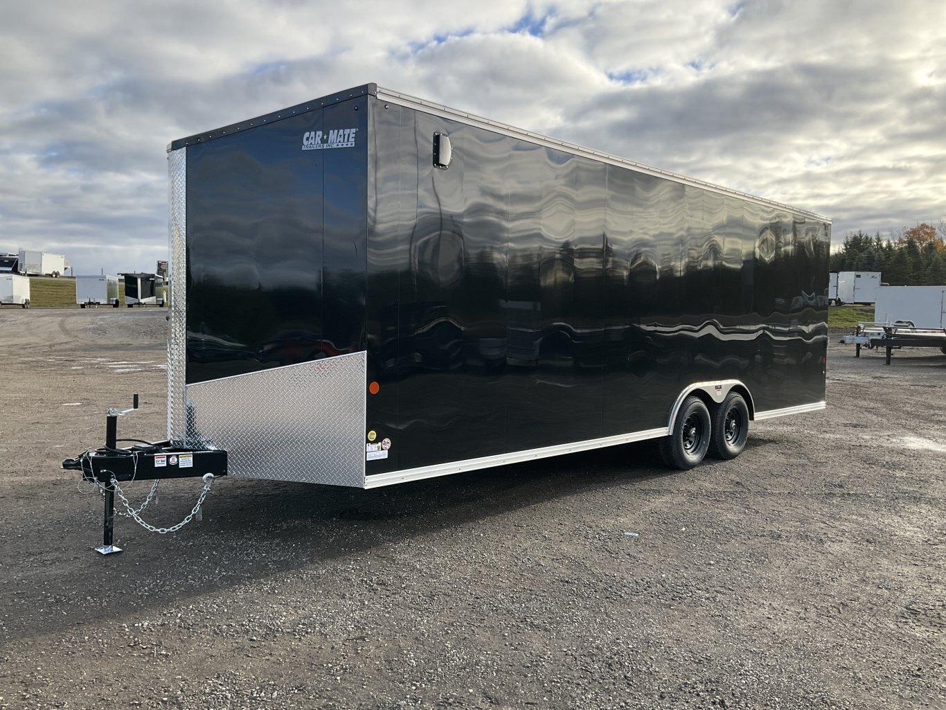 2026 Car Mate Trailers 8.5x24 Plus V Nose Avalanche Enclosed Car Hauler