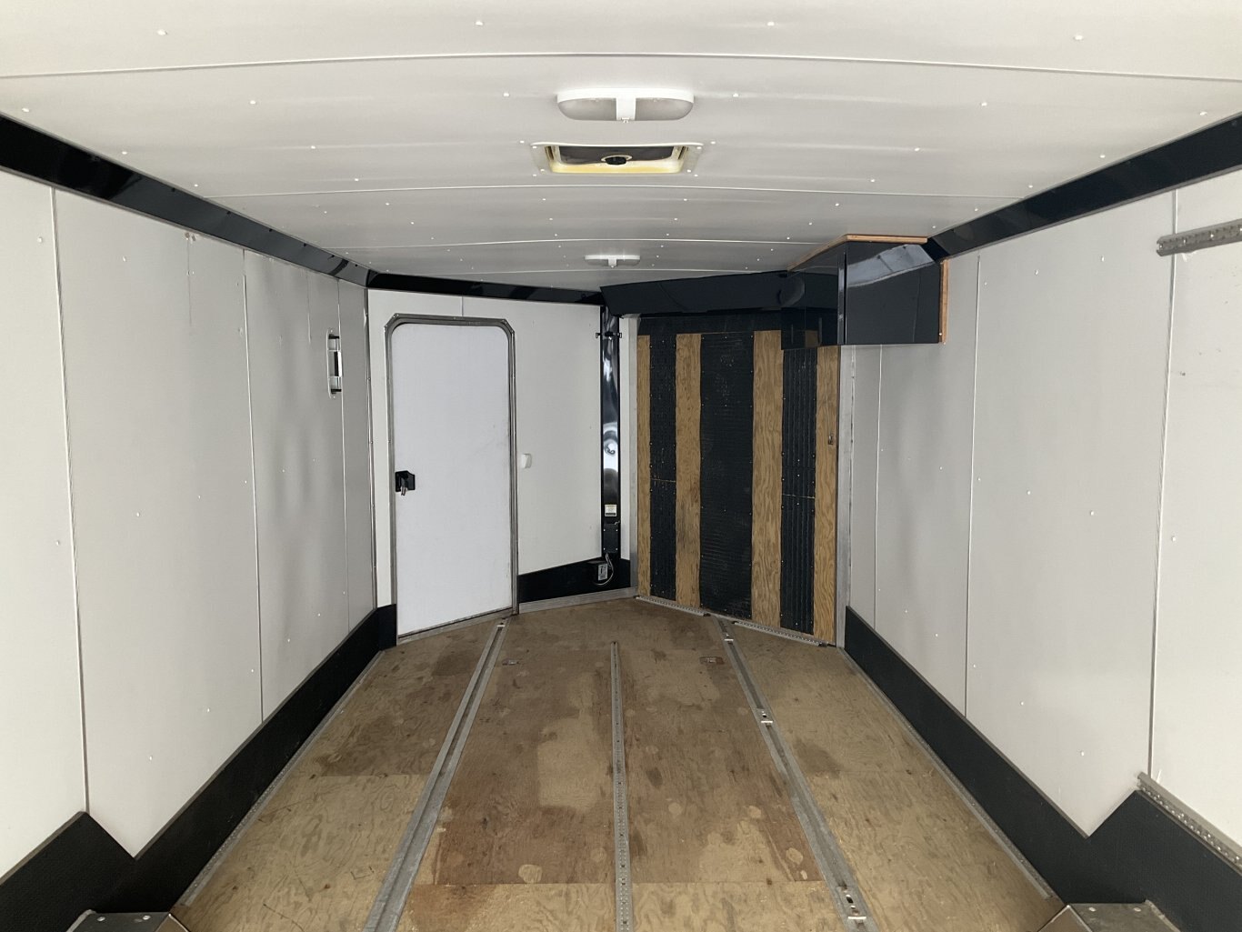 2019 Triton 8.5x22 Plus 5' V Nose All Aluminum Low Boy Snowmobile Trailer