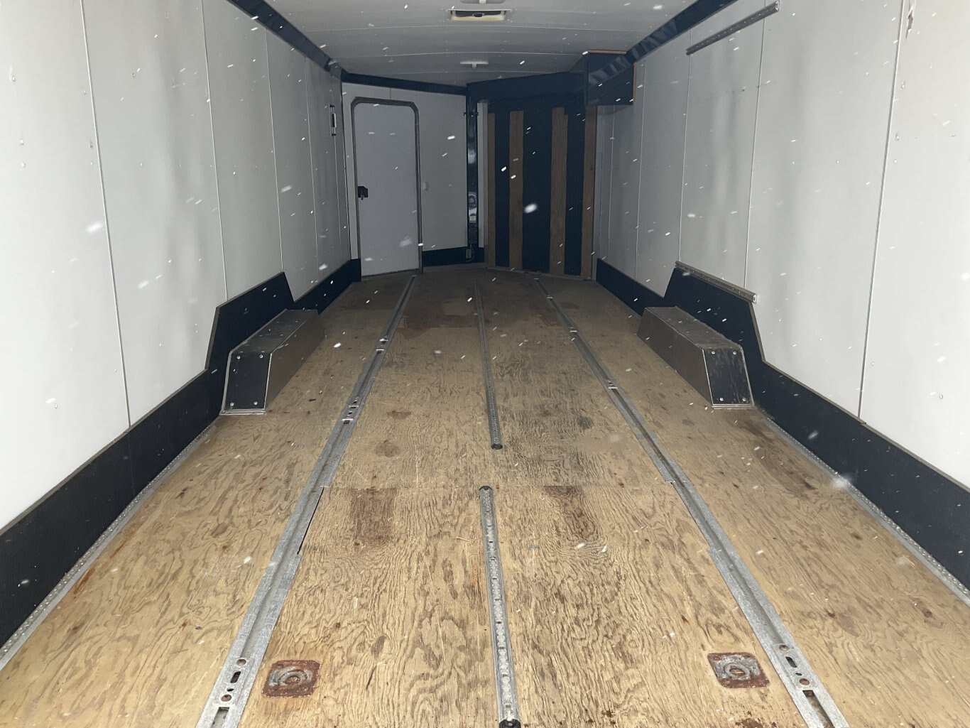 2019 Triton 8.5x22 Plus 5' V Nose All Aluminum Low Boy Snowmobile Trailer