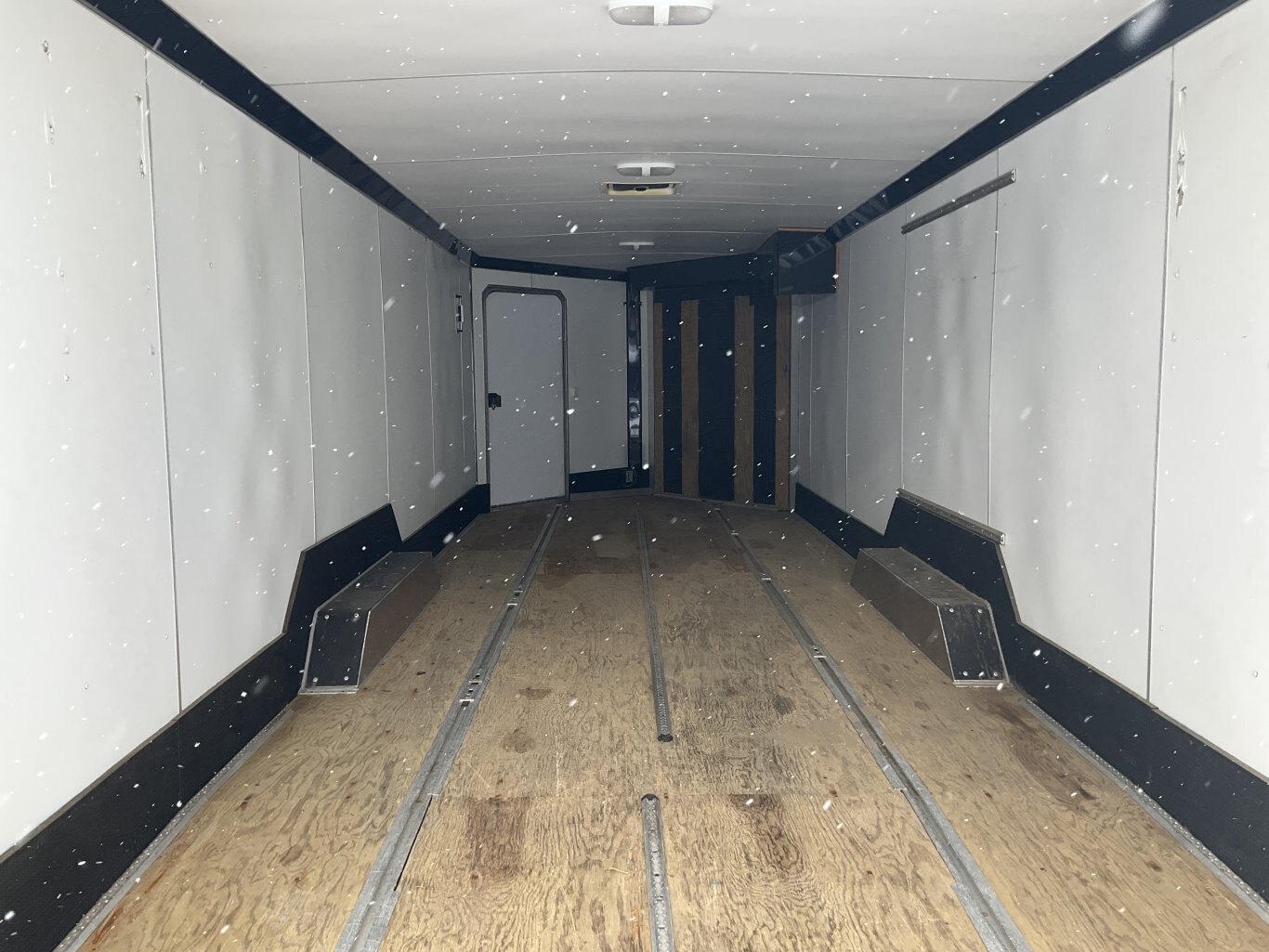 2019 Triton 8.5x22 Plus 5' V Nose All Aluminum Low Boy Snowmobile Trailer