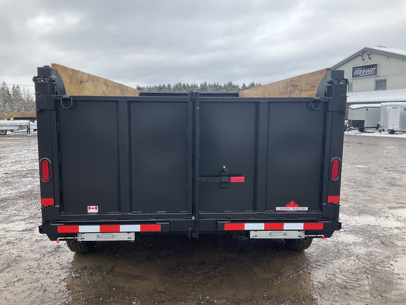 2026 Canada Trailers 83x16 10.5 Ton Gooseneck Dump Trailer with 48 Sides