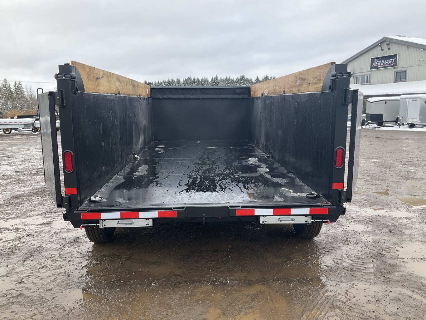 2026 Canada Trailers 83x16 10.5 Ton Gooseneck Dump Trailer with 48 Sides