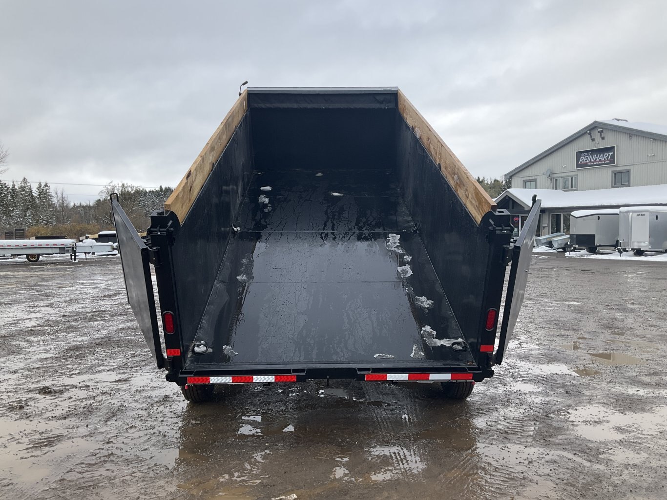 2026 Canada Trailers 83x16 10.5 Ton Gooseneck Dump Trailer with 48 Sides
