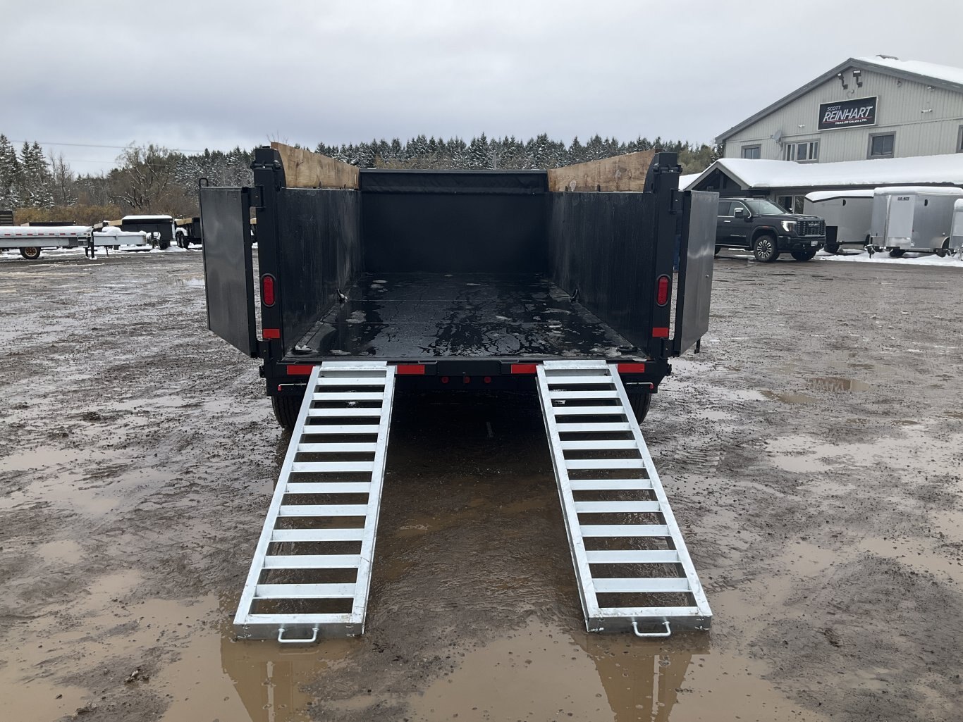 2026 Canada Trailers 83x16 10.5 Ton Gooseneck Dump Trailer with 48 Sides