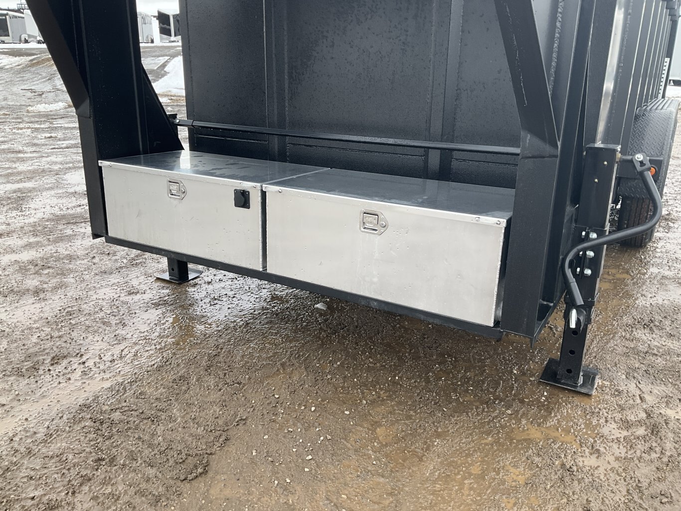 2026 Canada Trailers 83x16 10.5 Ton Gooseneck Dump Trailer with 48 Sides