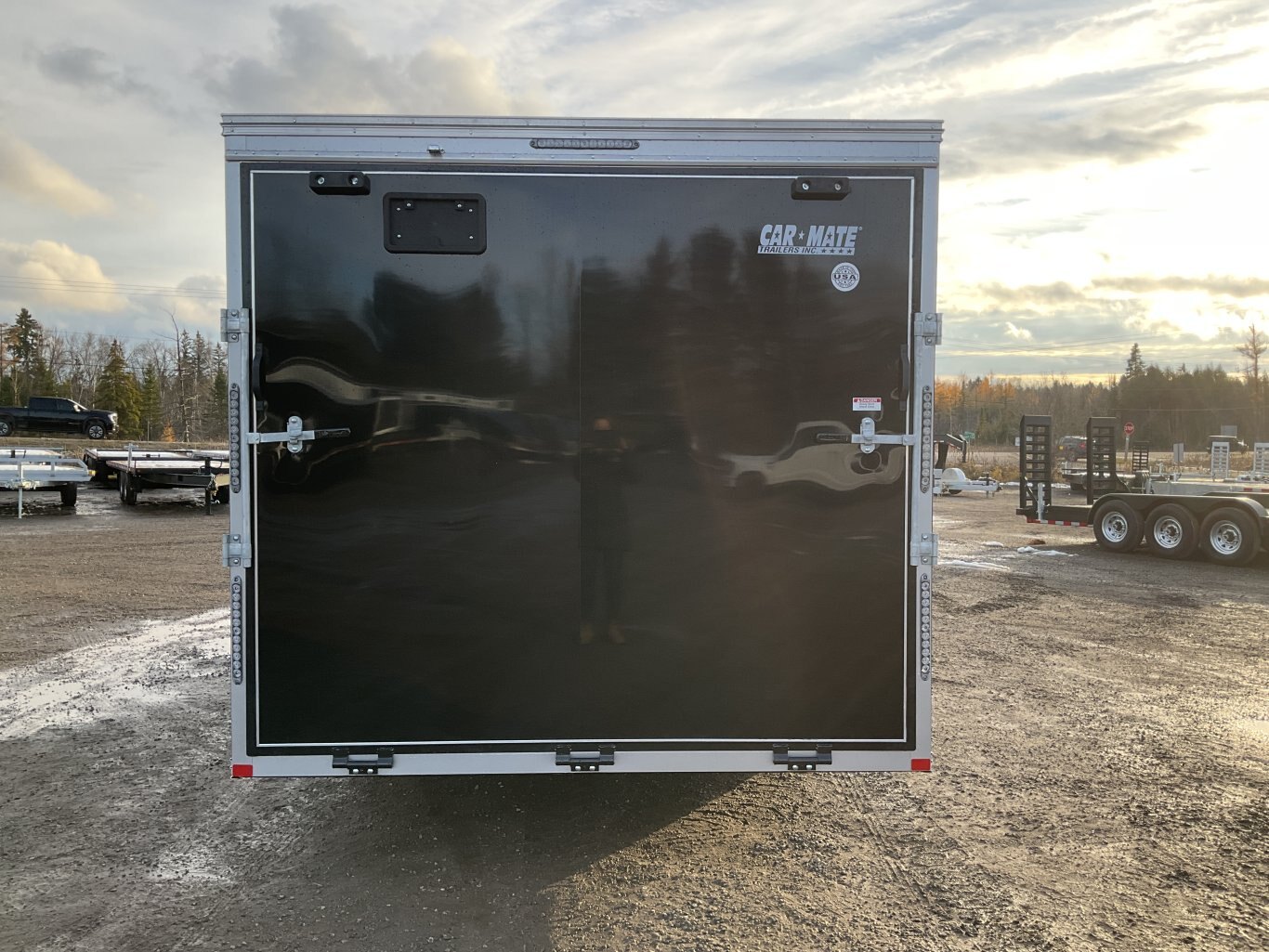 2026 Car Mate Trailers 8.5x20 Plus V Nose Avalanche Enclosed Car Hauler