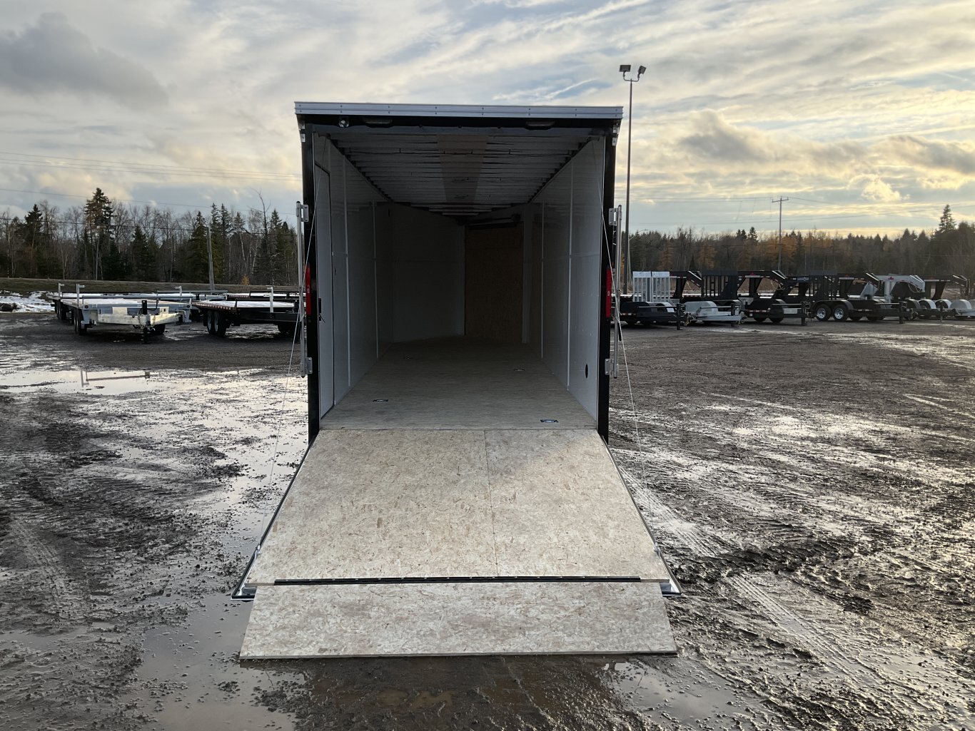 2026 XCel Trailers 7x22 Plus 5 V Nose Aluminum Snowmobile Trailer