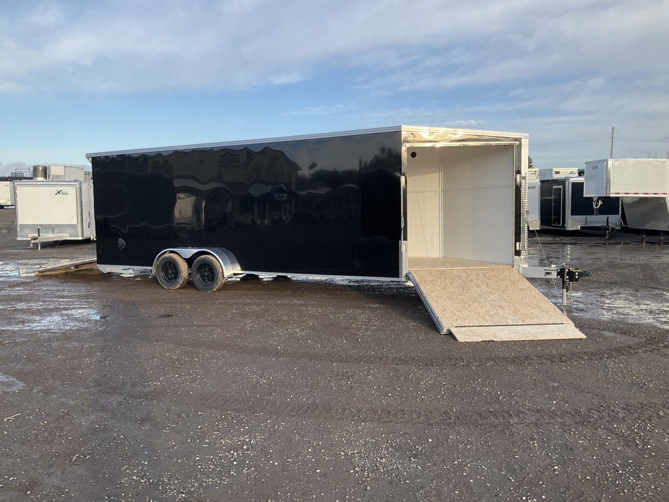 2026 XCel Trailers 7x22 Plus 5 V Nose Aluminum Snowmobile Trailer