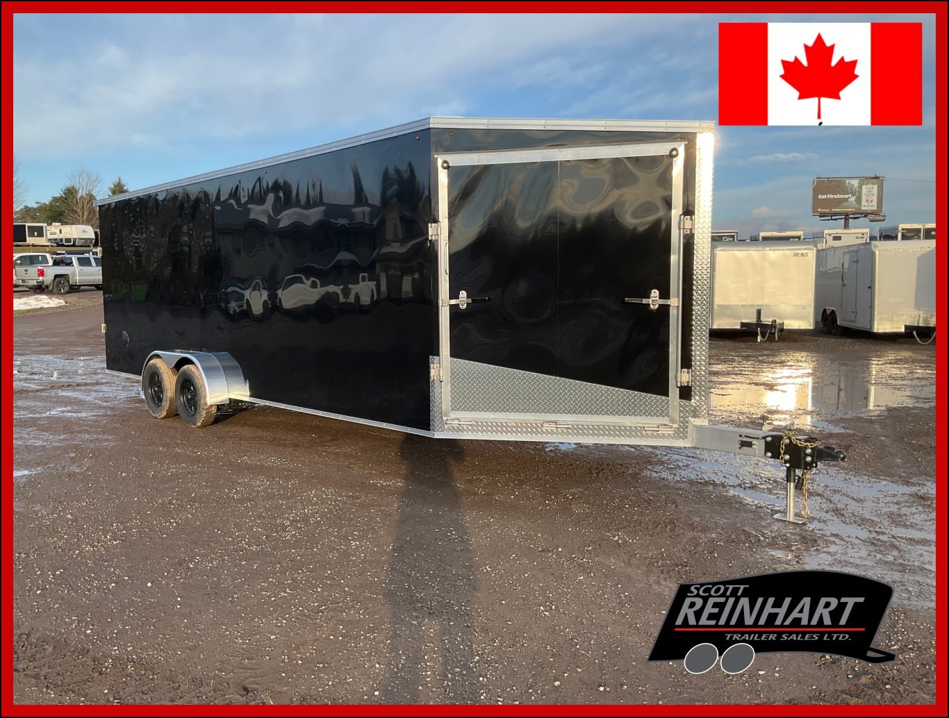 2026 XCel Trailers 7x22 Plus 5 V Nose Aluminum Snowmobile Trailer