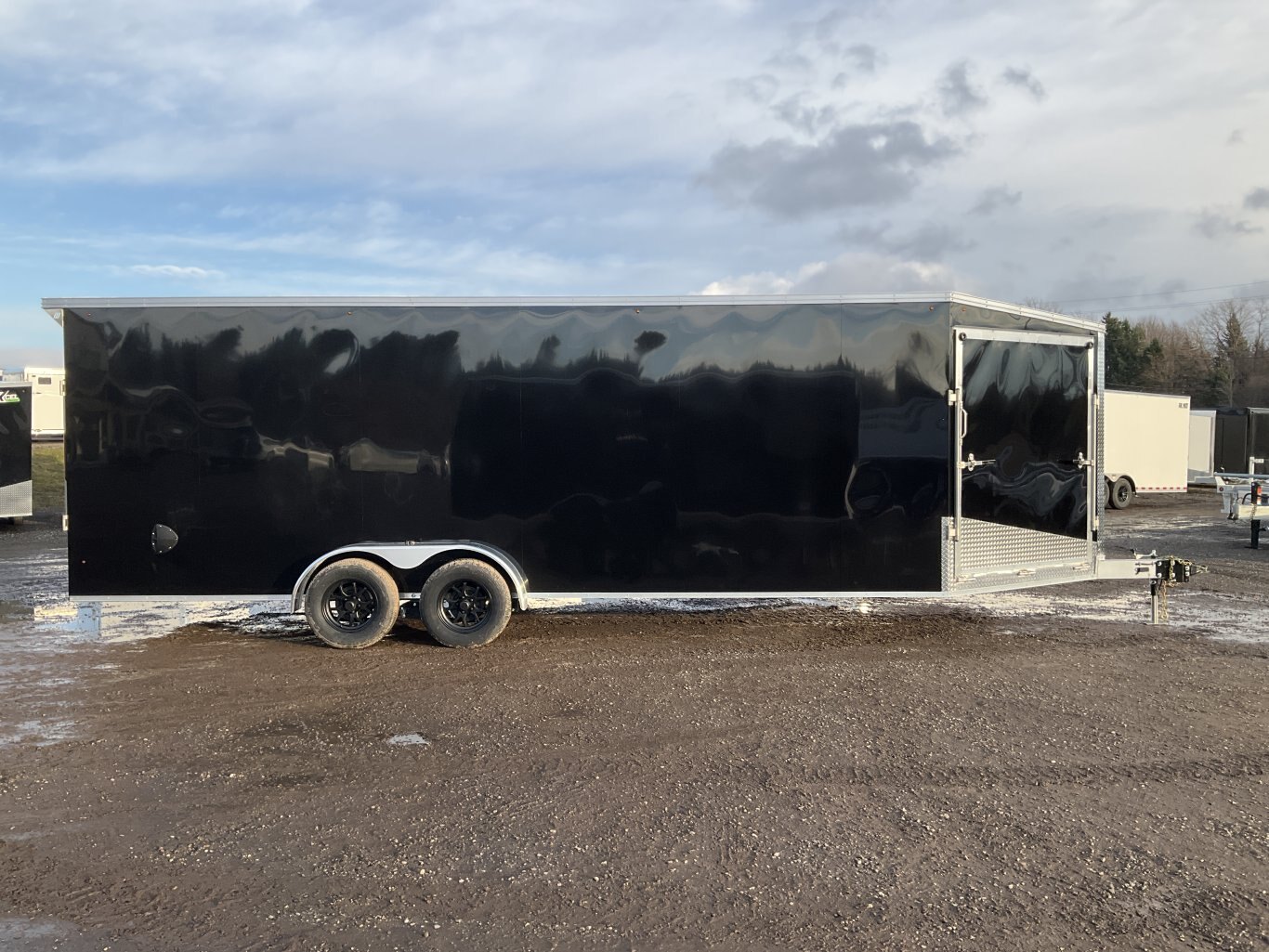 2026 XCel Trailers 7x22 Plus 5 V Nose Aluminum Snowmobile Trailer