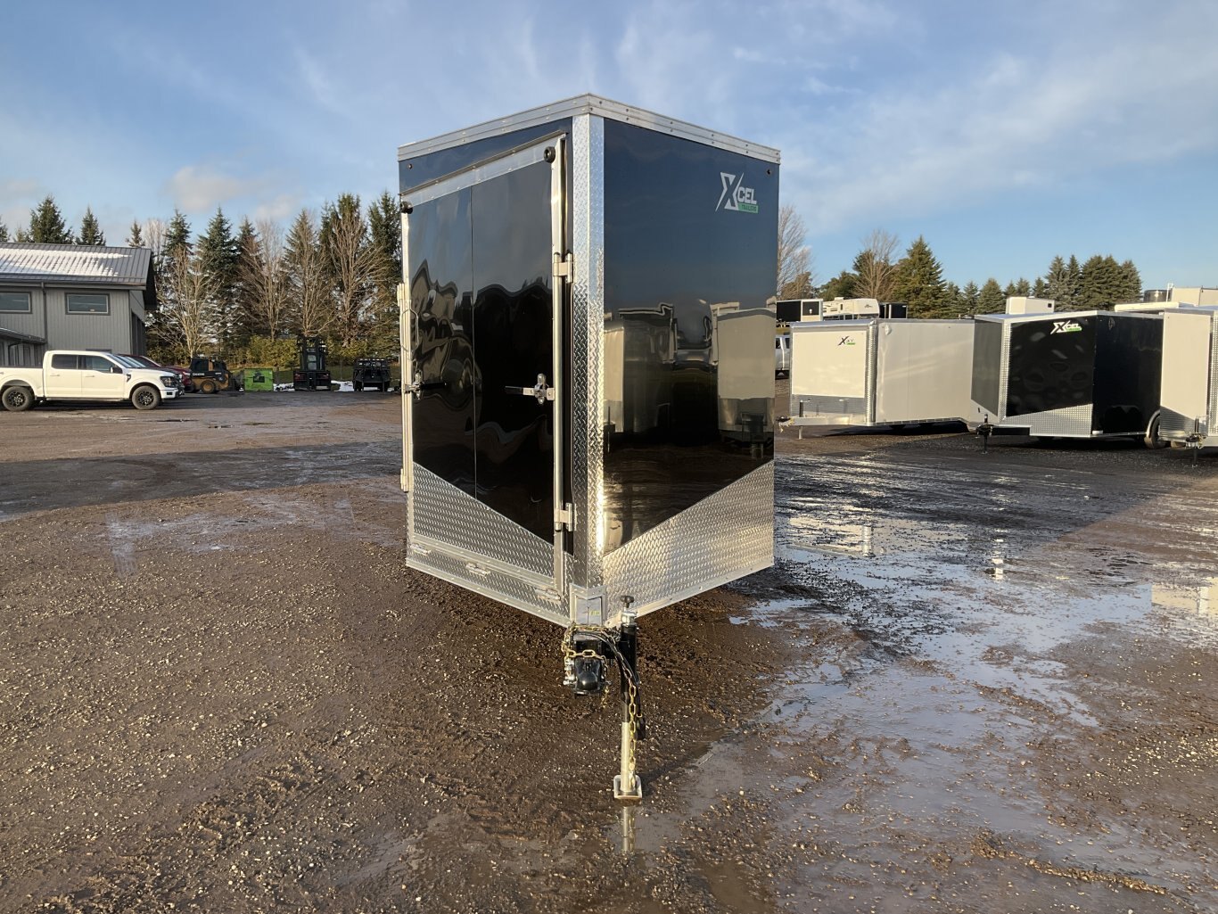 2026 XCel Trailers 7x22 Plus 5 V Nose Aluminum Snowmobile Trailer