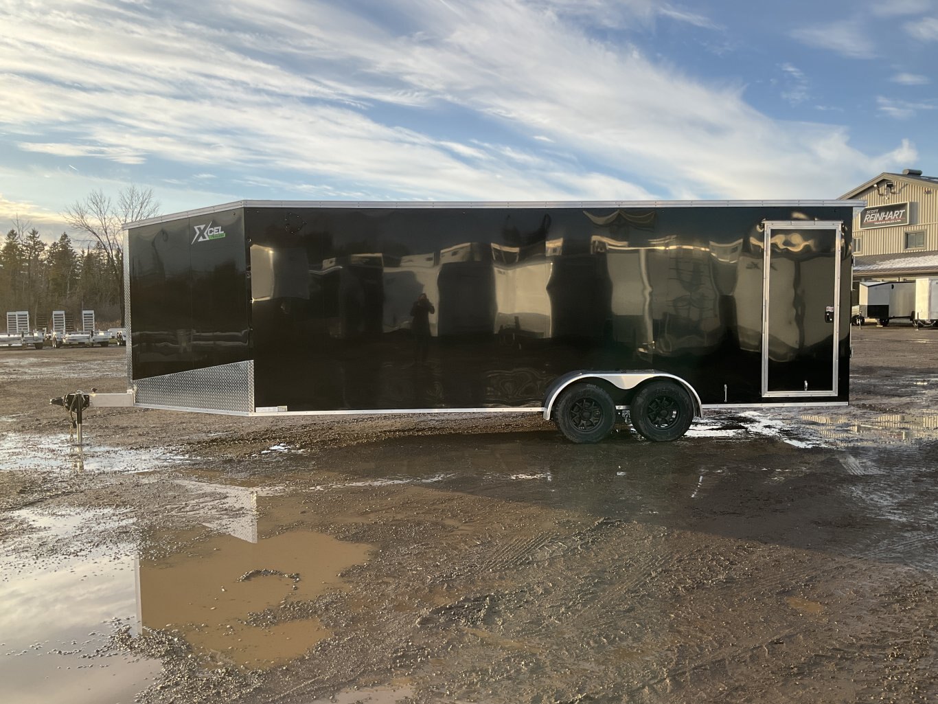 2026 XCel Trailers 7x22 Plus 5 V Nose Aluminum Snowmobile Trailer