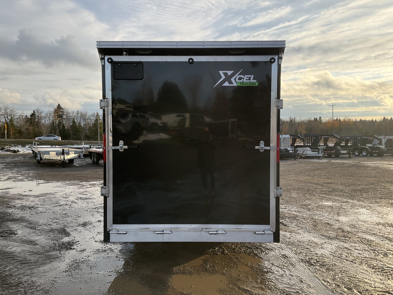 2026 XCel Trailers 7x22 Plus 5 V Nose Aluminum Snowmobile Trailer