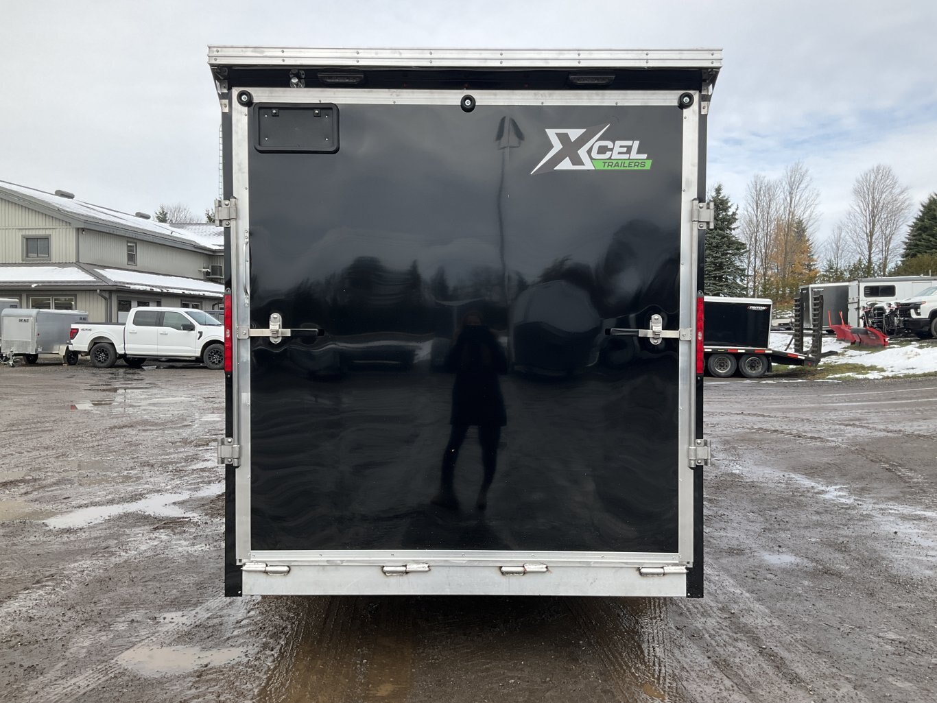 2026 XCel Trailers 7x18 Plus V Nose Aluminum Snowmobile Trailer